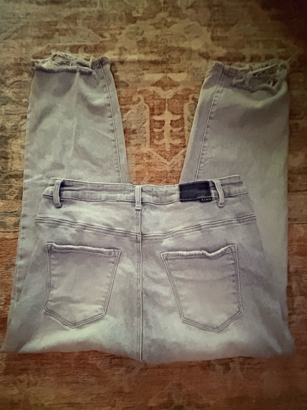 Risen Light Blue High-Rise Distressed Women’s Jeans